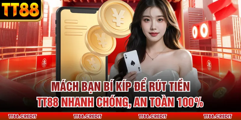 Mách bạn bí kíp để rút tiền tt88 nhanh chóng, an toàn 100%